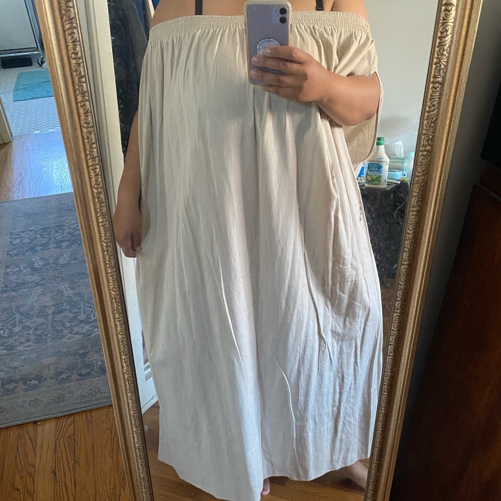 Free People Linen blend dress
